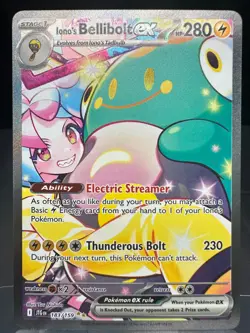 Pokemon Iono's Bellibolt ex 183/159 Sv09: Journey Together Holo - Image 1