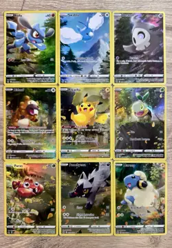 Pokemon -Galarian Gallery-CROWN ZENITH-FULL SET OF 9- FULL ART GG26-GG34 - Image 1