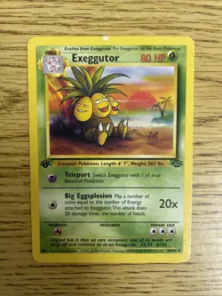 1999 Pokemon Exeggutor (35/64) - 1st Edition - Jungle Set - Image 3