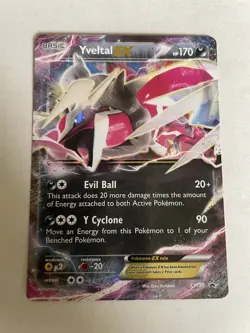 Yveltal EX (Shiny) XY150 Holo Pokemon TCG XY Promo Pokemon Near Mint-LP - Image 1