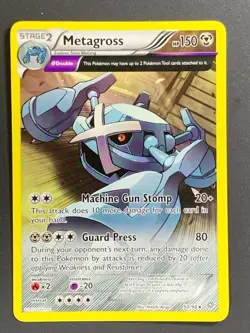 Metagross - 50/98 XY Ancient Origins Pokemon Rare Non Holo - Image 1