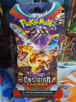 Obsidian Flames Blister Pack Charizard Art Pokemon - Image 1