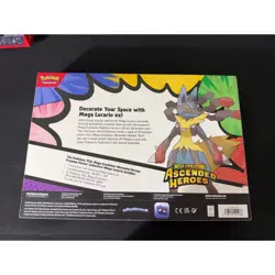 3 - Pokemon Mega Evolution Ascended Heroes Mega Lucario ex Premium Poster Box - Image 5