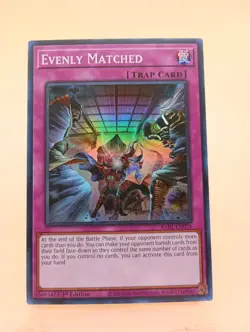 Yu-Gi-Oh! Evenly Matched - RA01-EN074 - Rarity Collection - Super Rare - LP - Image 1