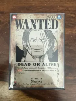 Shanks OP09-004 Wanted Poster Emperors In The New World One Piece TCG English - Image 4