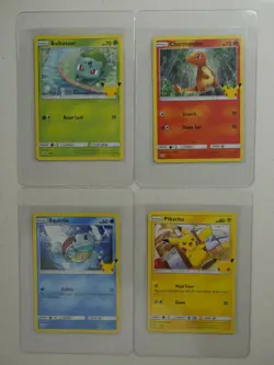 Pokemon 25th Anniversary Non Holo 25 Cards Complete Set - McDonalds Promo Lot 1 - Image 2
