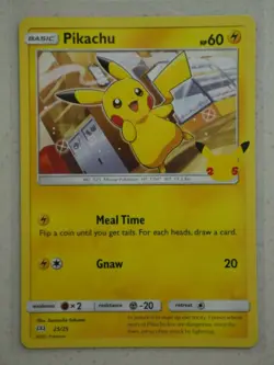 Pokemon 25th Anniversary Non Holo 25 Cards Complete Set - McDonalds Promo Lot 1 - Image 4