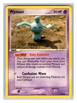 Wynaut 71/92 LP Pokemon Cards Legend Maker Rare - Image 1