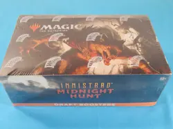 Magic The Gathering Midnight Hunt Sealed Draft Booster Box 2021 - Image 1