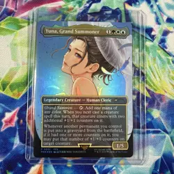 MTG Magic the Gathering Store Championship Yuna, Grand Summoner Foil Promo - Image 1