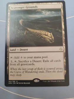 Scavenger Grounds - Hour of Devastation: #182 Magic: The Gathering MTG LP - Image 1