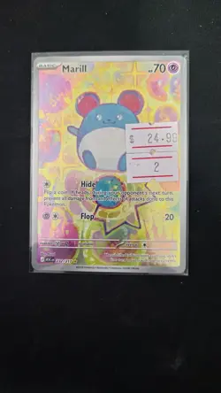 Marill 232/217 Illustration Rare Ascended Heroes Pokemon Card Card 2 - Image 2