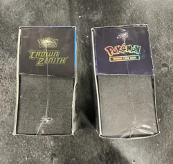 LOT OF 2 - Pokemon TCG Crown Zenith & Mega Evolution Phantasmal Flames ETBs NEW - Image 4