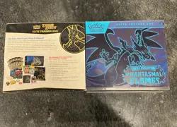LOT OF 2 - Pokemon TCG Crown Zenith & Mega Evolution Phantasmal Flames ETBs NEW - Image 5