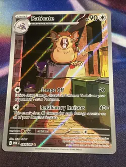 Pokemon TCG Raticate 099/088 Illustration Rare Perfect Order NM/M - Image 1