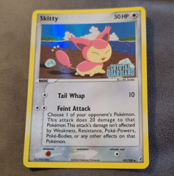Skitty Crystal Guardians 41/100 Stamped Reverse Holo Uncommon Pokemon TCG - Image 1
