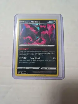 Pokemon - Galarian Moltres 093/203 Swsh07: Evolving Skies Holo - TCG - Image 1
