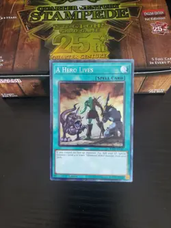 Yugioh Stampede - A Hero Lives (PCR) - Prismatic Collector's Rare - RA04-EN087 - Image 1