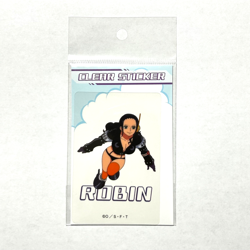 R557 Nico Robin Japanese One Piece Mugiwara Store Clear Sticker 3.5" M14 - Image 1