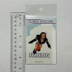 R557 Nico Robin Japanese One Piece Mugiwara Store Clear Sticker 3.5" M14 - Image 2