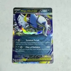 Pokemon TCG Mega Evolution Mega Absol Ex 086/132 NM English Pokemon card - Image 1