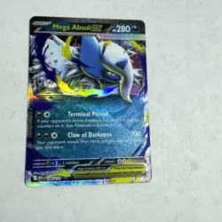 Pokemon TCG Mega Evolution Mega Absol Ex 086/132 NM English Pokemon card - Image 2