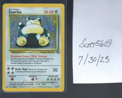Pokemon TCG Jungle Set *Pick em* Card conditions listed - Image 1