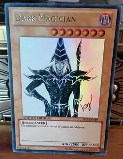 Yu-Gi-Oh Dark Magician JUMP-EN049 Ultra Rare Limited Edition Promo Card - Image 1