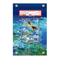 Zapdos Ex 202/165 - 204/165 SAR SIR PSA Graded Extended Art Card Display Case - Image 1