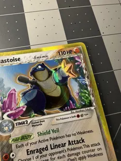 Blastoise 2/100 Delta Species EX Crystal Guardians Holo Rare Pokemon Card MP - Image 5
