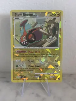 Nintendo Mow Rotom RT4 Rising Rivals Reverse Holo Rare ENG 2009 Pokemon LP/MP - Image 1