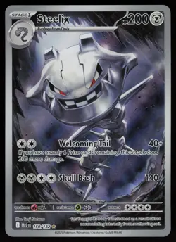 STEELIX 150/132 ILLUSTRATION RARE MEGA EVOLUTION POKEMON NM/M - Image 1