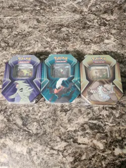 NEW Pokemon Tin Darkrai Tyranitar Slaking lot of 1 - Image 1