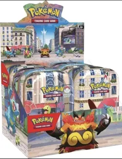 Lumiose City Pokemon Mini Tin Display of 10 tins - Image 1