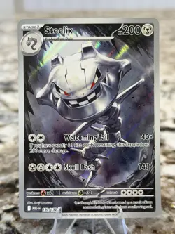 Pokemon Mega Evolution Steelix 150/132 Illustration Rare - Image 1