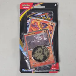 Pokemon TCG Chaos Rising Reshiram & Moltres Checklane Single Booster Pack Sealed - Image 1