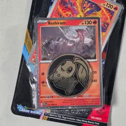 Pokemon TCG Chaos Rising Reshiram & Moltres Checklane Single Booster Pack Sealed - Image 3