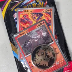 Pokemon TCG Chaos Rising Reshiram & Moltres Checklane Single Booster Pack Sealed - Image 4