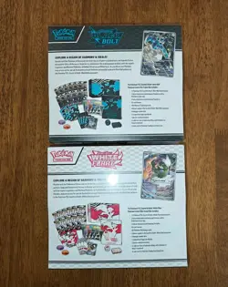 Pokemon Center Black Bolt & White Flare Elite Trainer Box ETB Set - SEALED NEW ✅ - Image 3