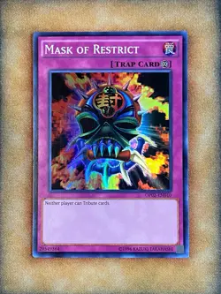 Yugioh Mask Of Restrict OP02-EN010 Super Rare NM - Image 1