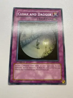 Yu-Gi-Oh! Cloak And Dagger Rare 1st Edition STON-EN059 HP - Image 1