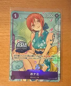 One Piece Asia stamp Promo Cards - Treasure Chest vol.1 | Nami, Zoro, Luffy - Image 2