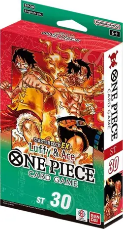 PREORDER One Piece TCG Luffy & Ace | Starter Deck (St-30) 6/12/2026 - Image 1