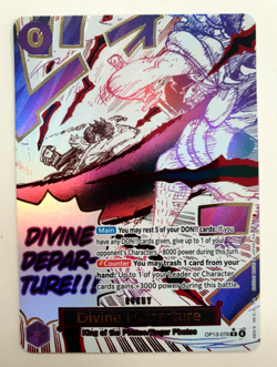 Divine Departure - One Piece Carrying on His Will - Alt Art Rare - OP13-076 NM - Image 1