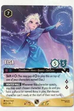 Disney Lorcana Elsa - Ice Maker 6/C2 EN 7 Challenge Promo Nonfoil Englisch - Image 1