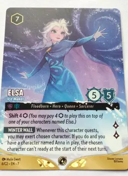 Disney Lorcana Elsa - Ice Maker 6/C2 EN 7 Challenge Promo Nonfoil Englisch - Image 2