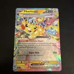 Pokemon TCG Pikachu EX Surging Sparks 57/191 Mint Condition - Image 1