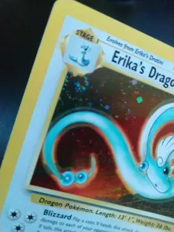 WoTC Pokemon Erika's Dragonair Gym Heroes 4/132 Holo Rare- Swirl - Image 2