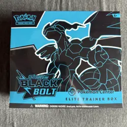 Pokemon TCG Black Bolt Pokemon Center Elite Trainer Box ETB New & Sealed - Image 1
