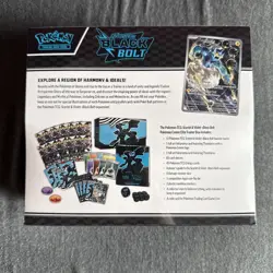 Pokemon TCG Black Bolt Pokemon Center Elite Trainer Box ETB New & Sealed - Image 2